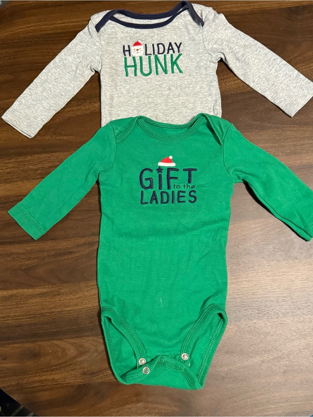 Baby boy Christmas onesie set